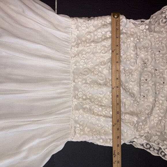 NWT French Connection Maui Lace Fit & Flare Dress 8 Bridal Graduation Shower - Picture 10 of 13